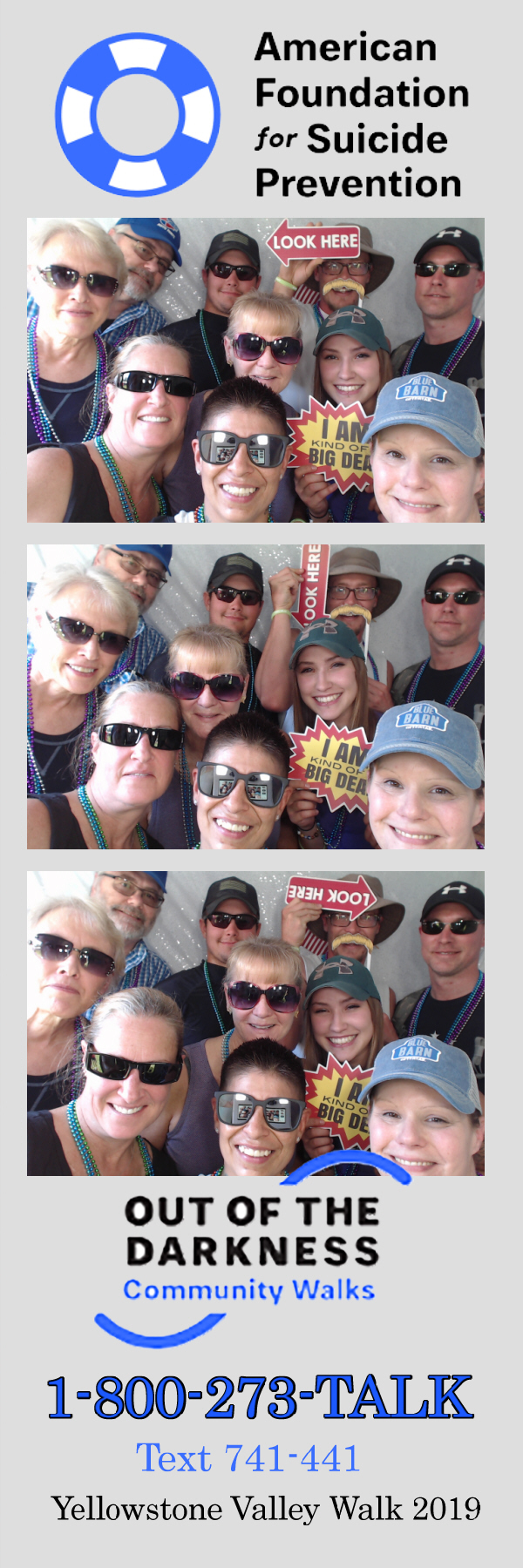 Out of the Darkness Walk 2019 | View more photos from the event at gallery.photoboothbillings.com/u/PhotoBoothBillings/Out-of-the-Darkness-Walk-2019